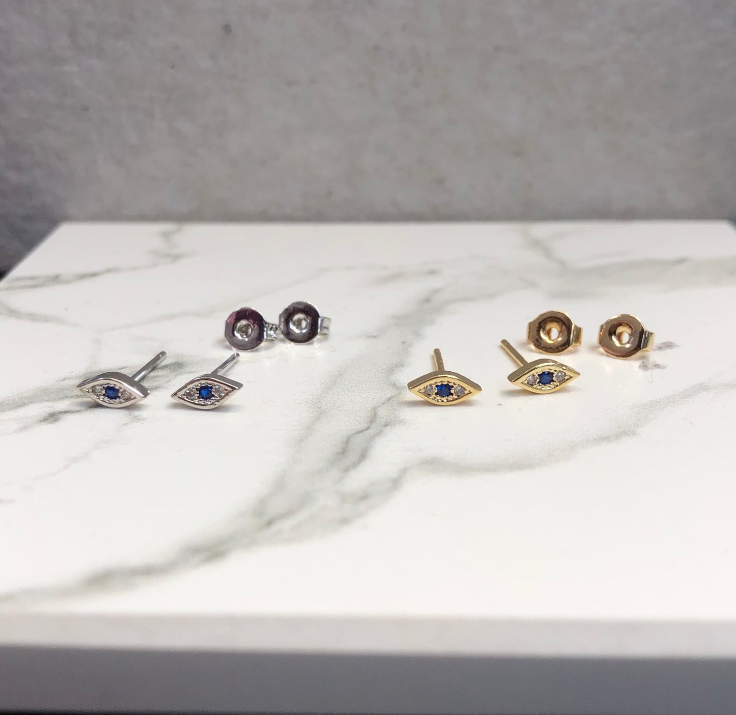 Tiny Evil Eye Earrings