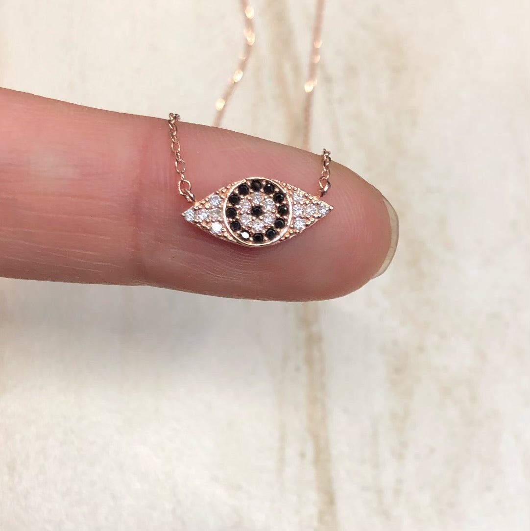 Evil Eye Necklace with Black eye