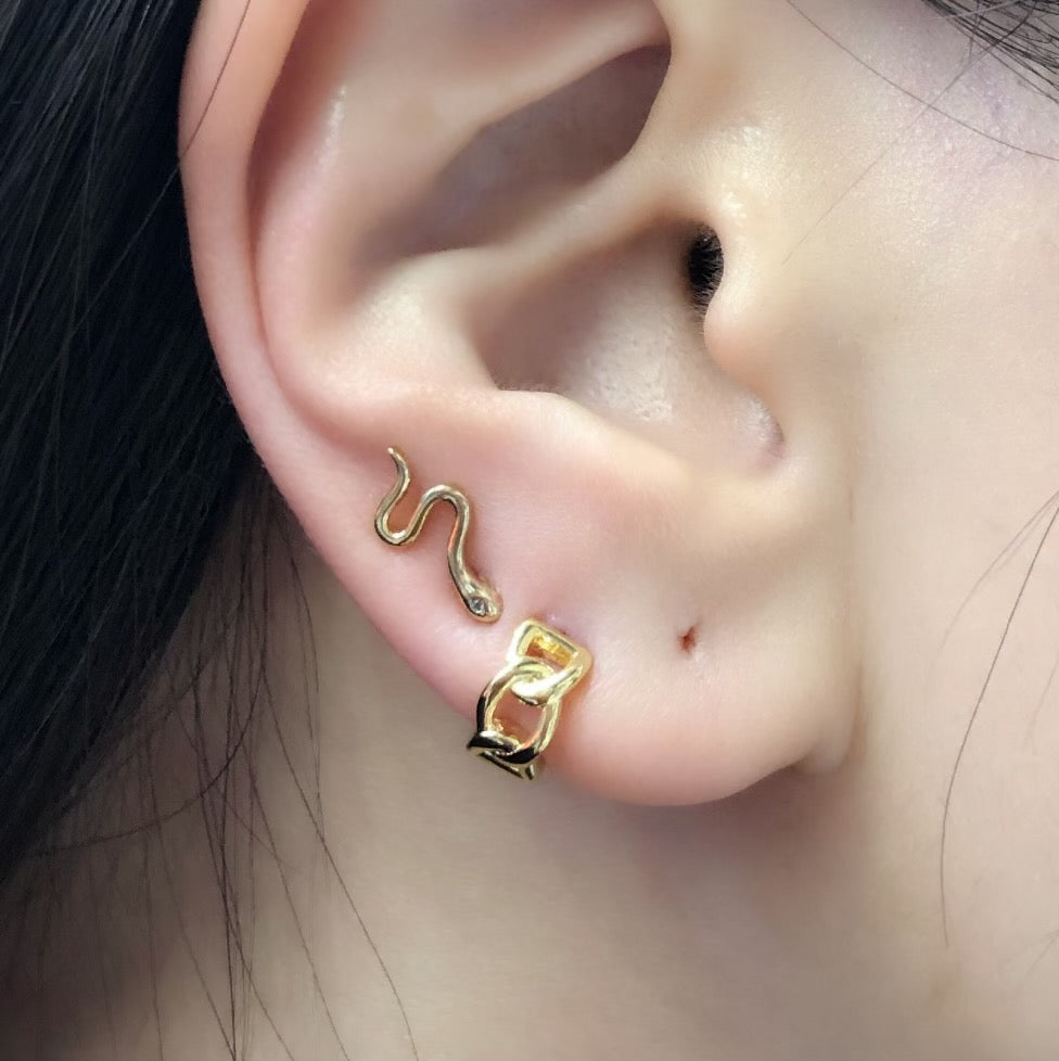 Dainty Snake Earrings