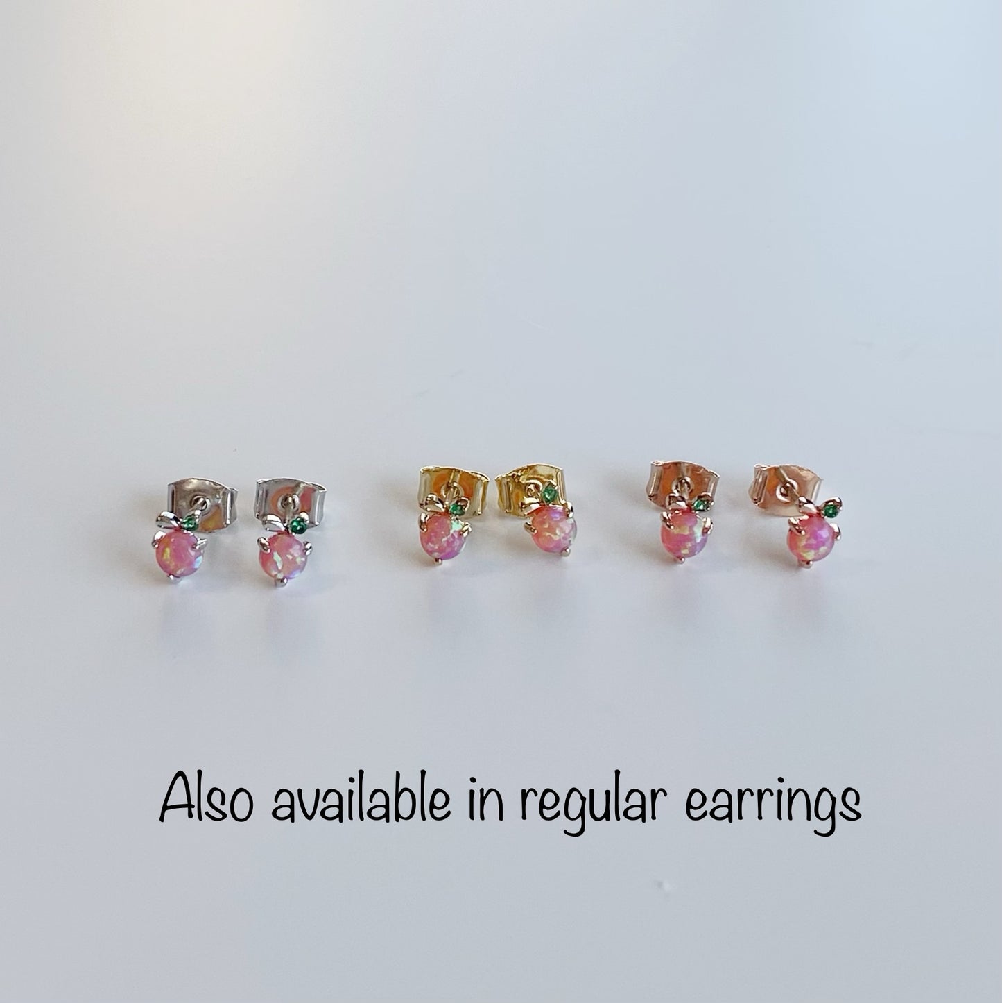 Opal Peach Earrings
