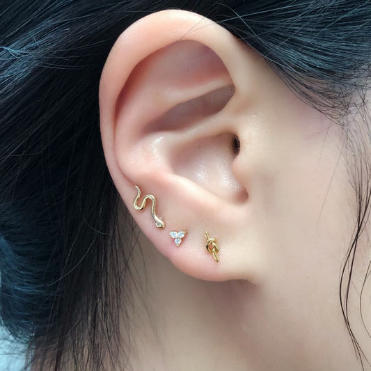 Dainty Snake Earrings