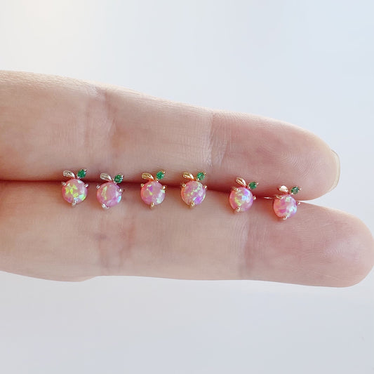 Opal Peach Earrings